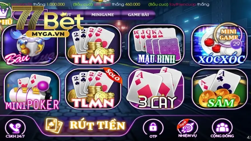 Game đánh bài online đổi tiền mặt khái niệm